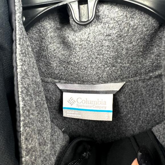 COLUMBIA Men's Bugaboo Ii Fleece Interchange Jacket Small Black Hooded NWOT - Picture 10 of 10